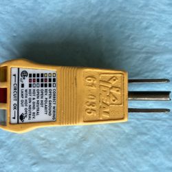 Ideal 61-045 Check Circuit Tester  120 V AC  Heavy Duty Like New 