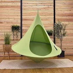 UFO Hanging Pod Chair Green