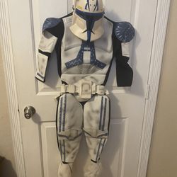 Rubíes Star Wars: The Clone Wars Captain Rex Deluxe Child Costume Sz S