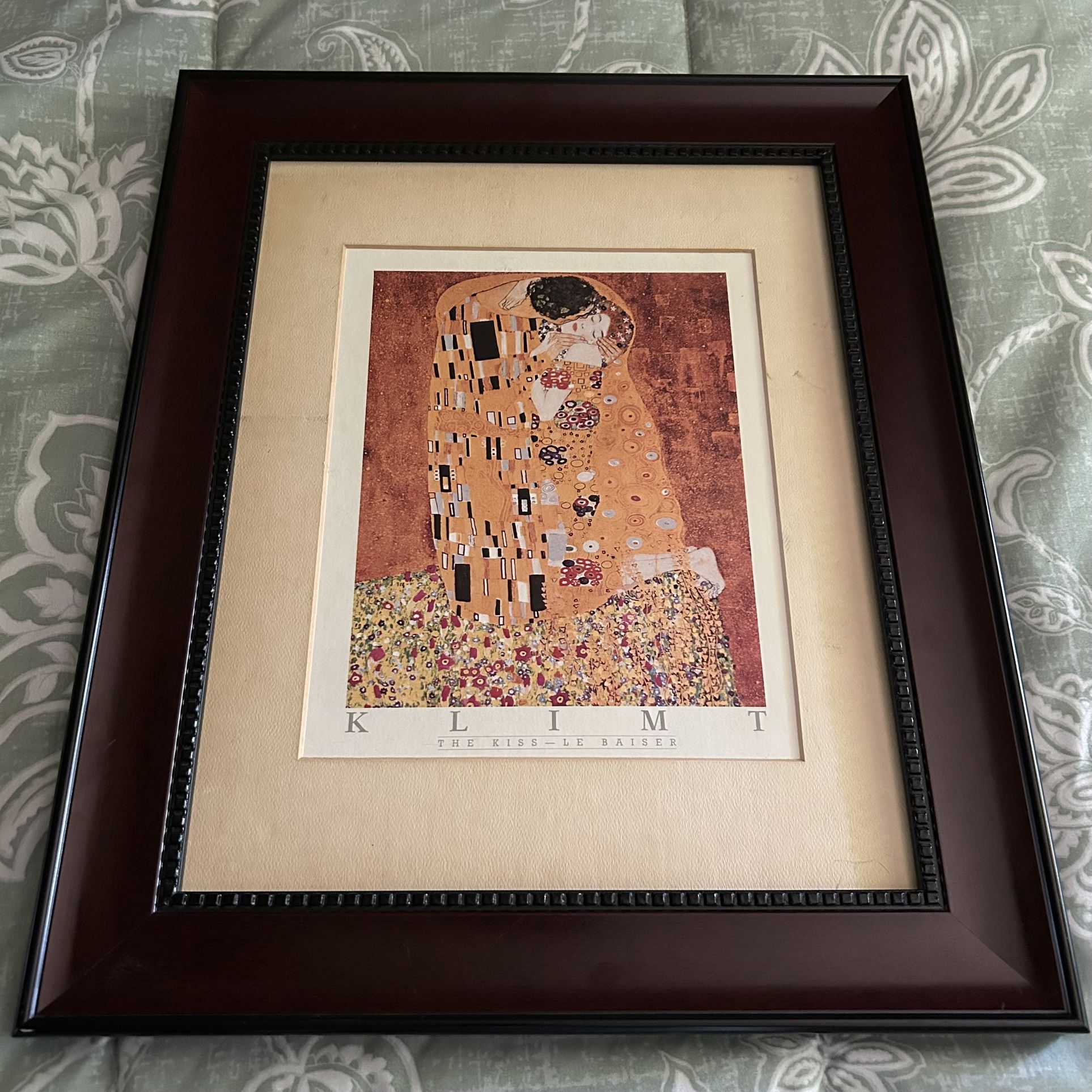 Gustav Klimt The Kiss Art Print