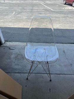 Clear dinning  chair