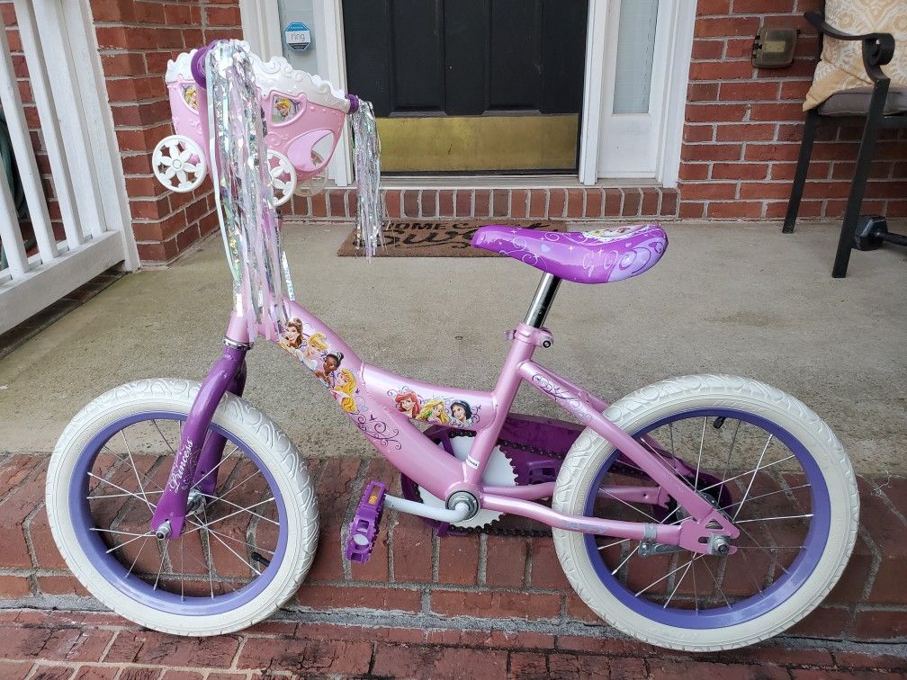 HUFFY Princess 16" Girl's Bike with Carriage Basket