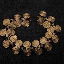 6” SilverTone Swirl Bracelet 