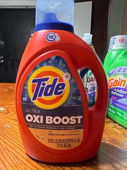 $12 — Tide Ultra OXI Boost Laundry Detergent