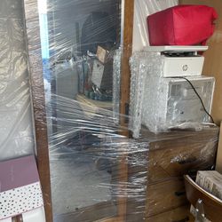 Large Mirror Cabinet And Drawer