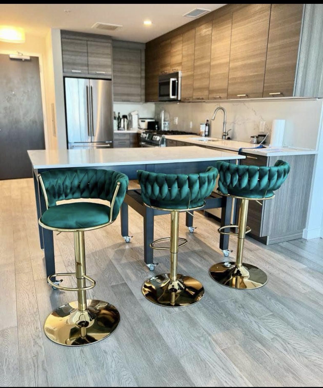 BLACK FRIDAY SALE On All BARSTOOLS!! Green & Gold!