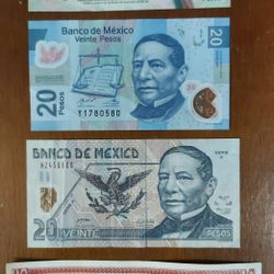 20 Pesos 1977/2005/2017/2022