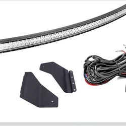 Curved LED Light Bar  52 Inch 