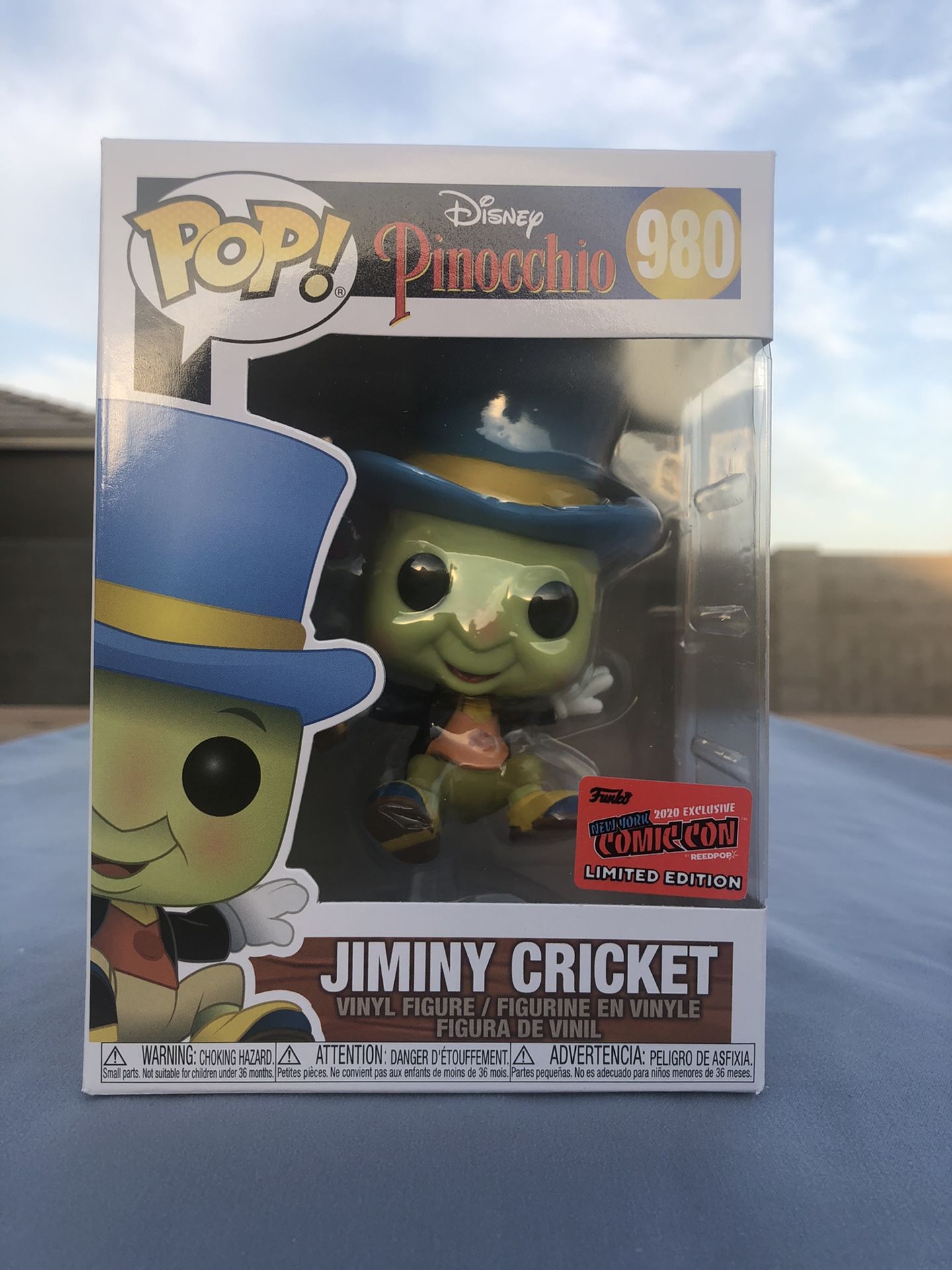 NYCC Exclusive Jiminy Cricket Funko Pop