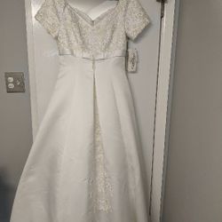 Wedding Dress With Veil 