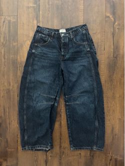 Free People Barrel Jeans