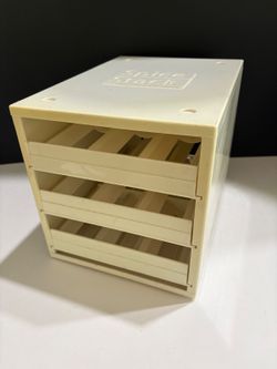 YouCopia SpiceStack Spice Rack Organizer Cabinet Drop Down 3 Drawer Off White