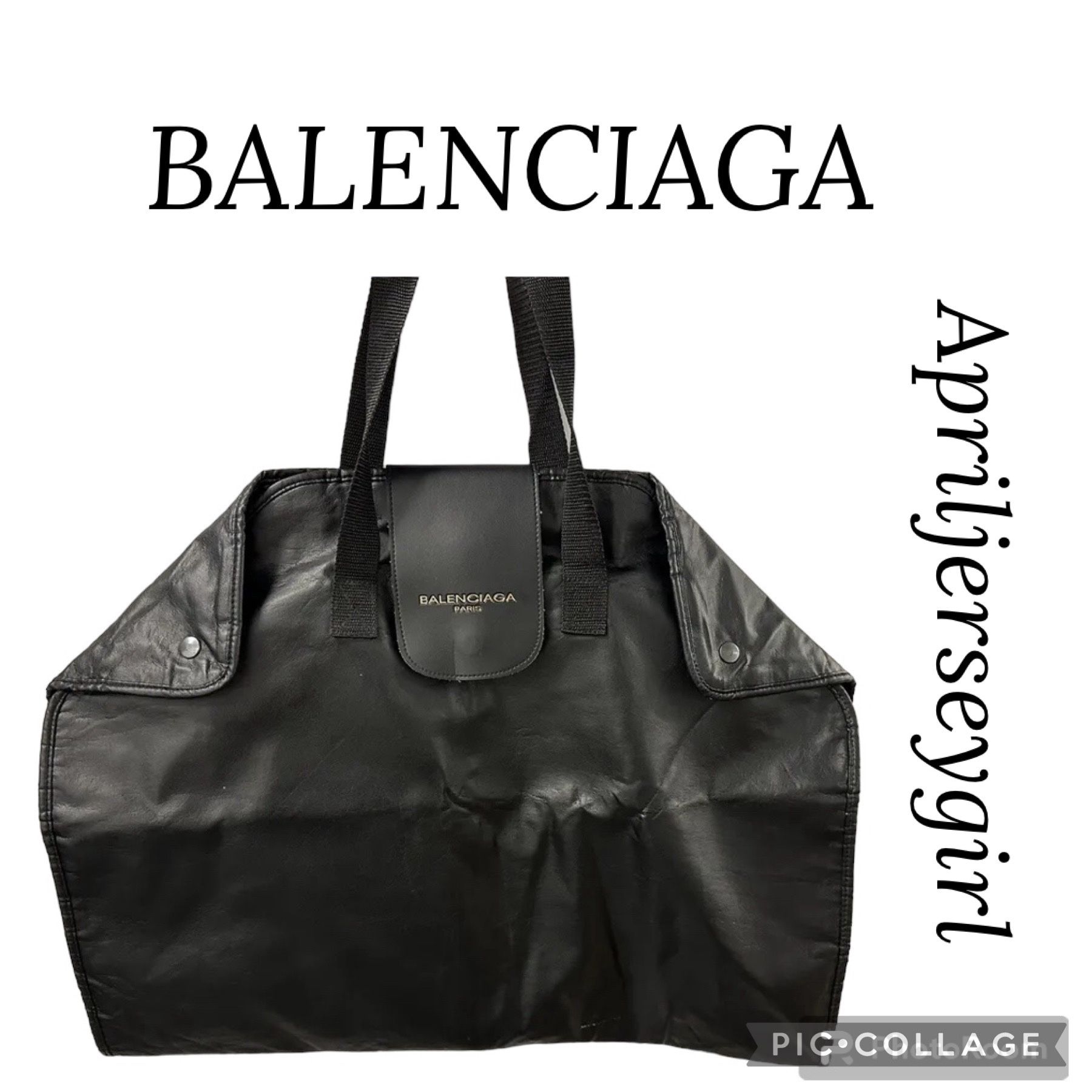 Balenciaga Vintage Leather Garment Bag Unisex