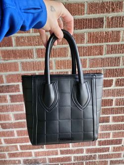 Steve Madden Black Mini Tote Bag