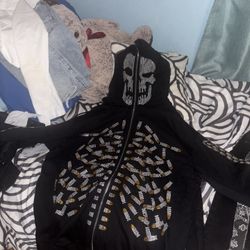 Rhinestone Skeleton Jacket 