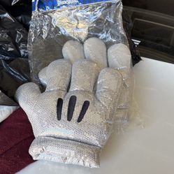 Sequin Mickey Mitts