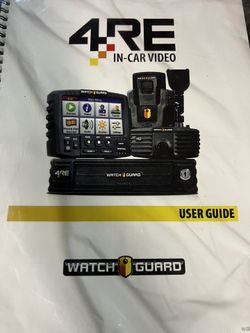 Watch guard 4RE in car video