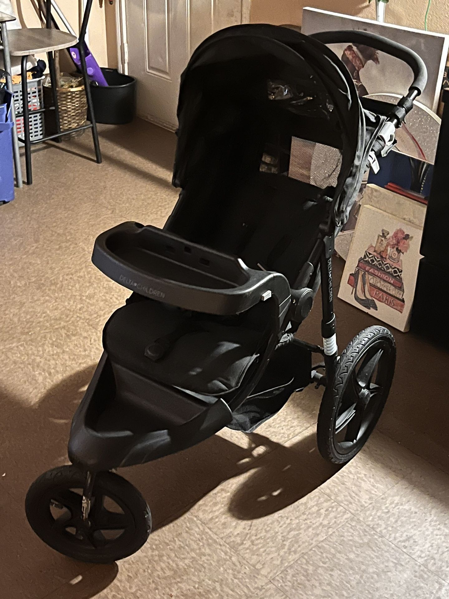 Barely Used Stroller, Not Needed Any More , New Baby Clothes Car Seats And Plenty Toys