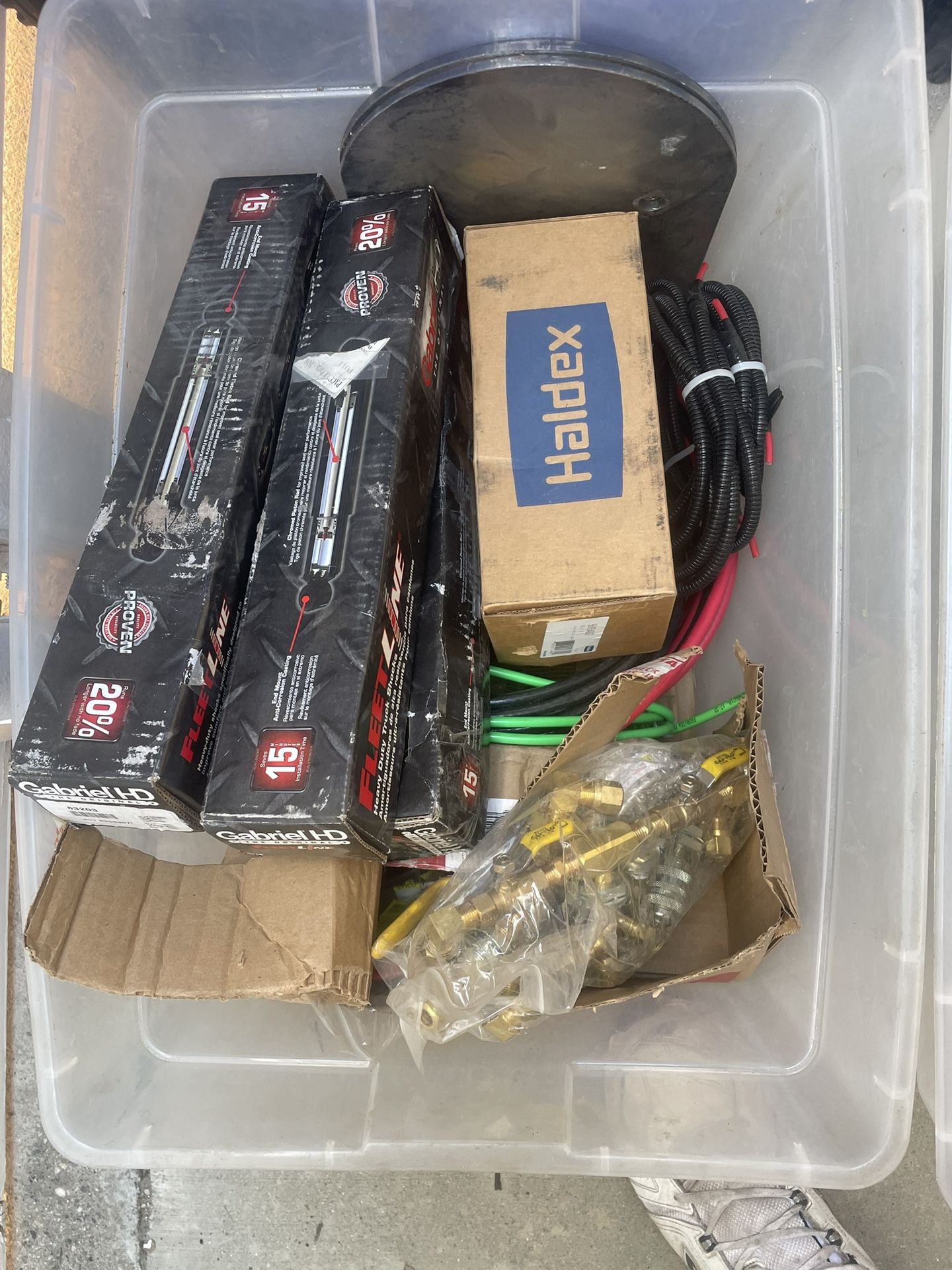 12,000 pound air ride system four dual tires