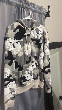 Denim Tears Camo Zip Up Jacket