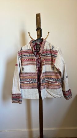 Women’s 100% Cotton Embroidered Jacket
