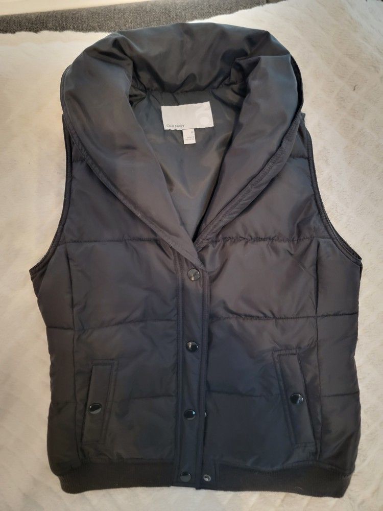 Women's Puffer Vest Jacket Size Medium