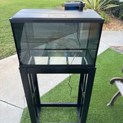 10 Gallon Top Fin Illuminate Aquarium With Stand
