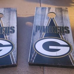 Greenbay Packer Cornhole Boards