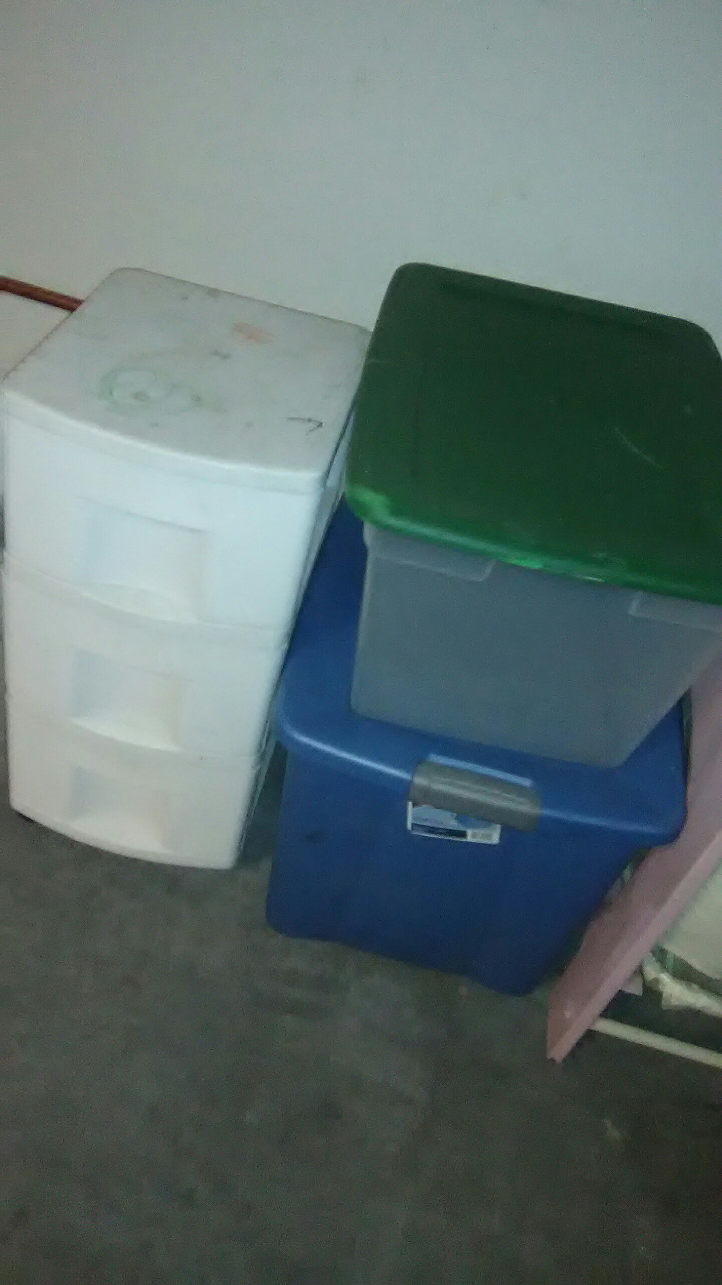 3 Storage Bins/Containers