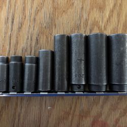 MAC Tools 1/2” 8-Piece Deep Impact Socket Set
