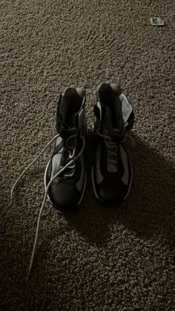 Black and White High-Top Sneakers