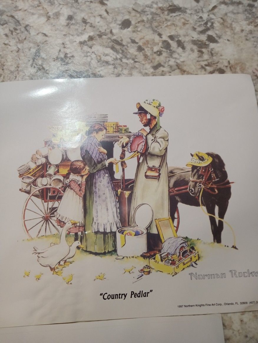 Collection Of Norman Rockwell Prints.8x10