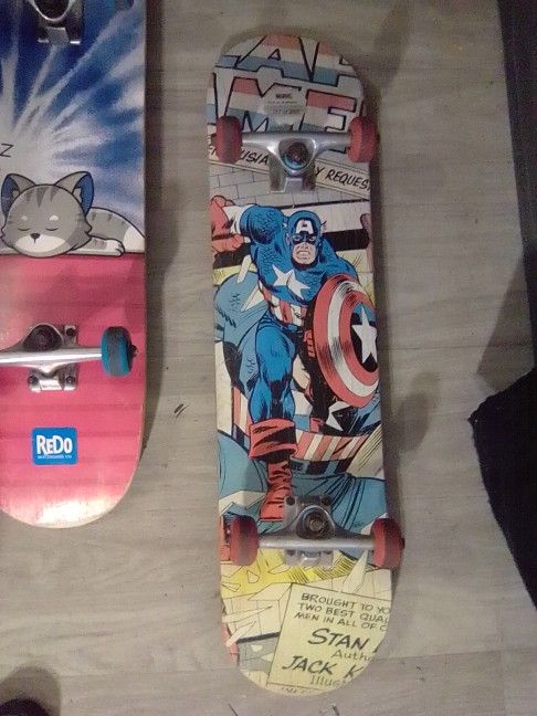 Captain America Collectors Skateboard