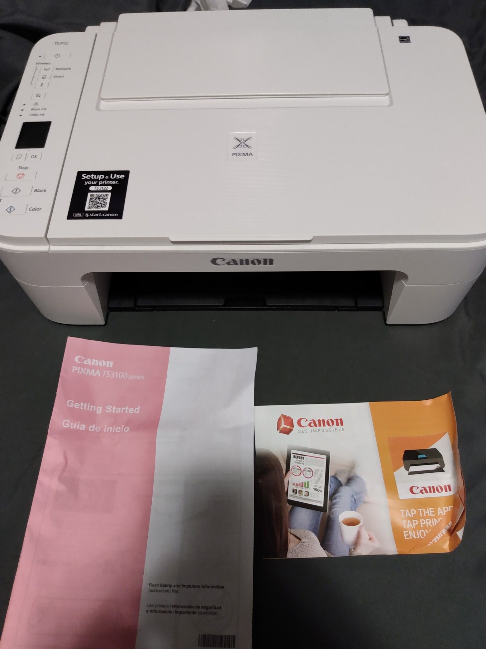 Brand new Canon Printer model#ts3122
