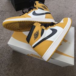 Og Jordan Yellow Size 9m