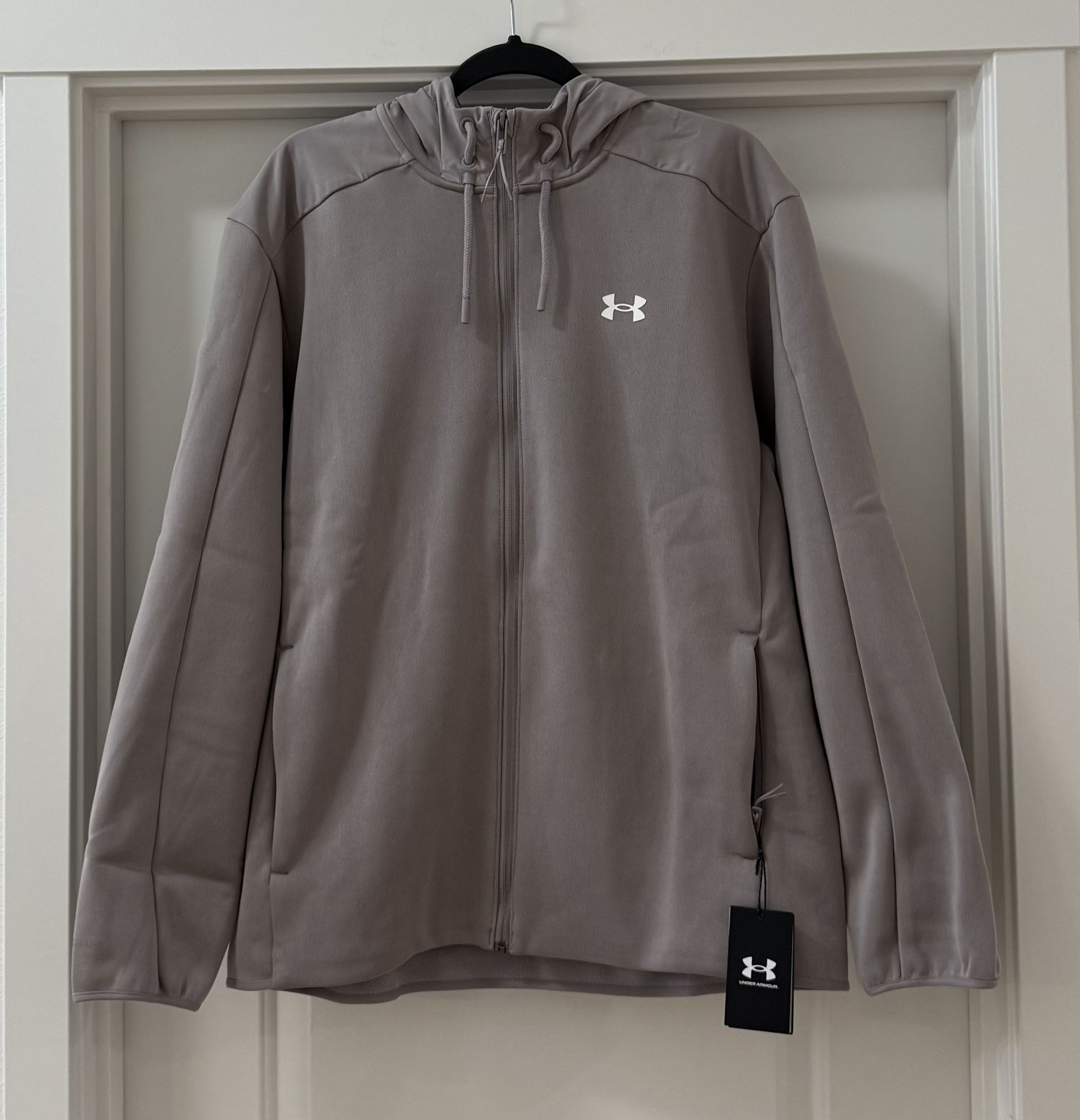 NEW Under Armour Essential Swacket – Men’s L, Tetra Gray (NWT)