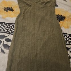 Olive Green Dress 