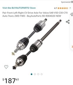 Right Left Axles For Volvo V50,s40,c30 And C70 $100 New