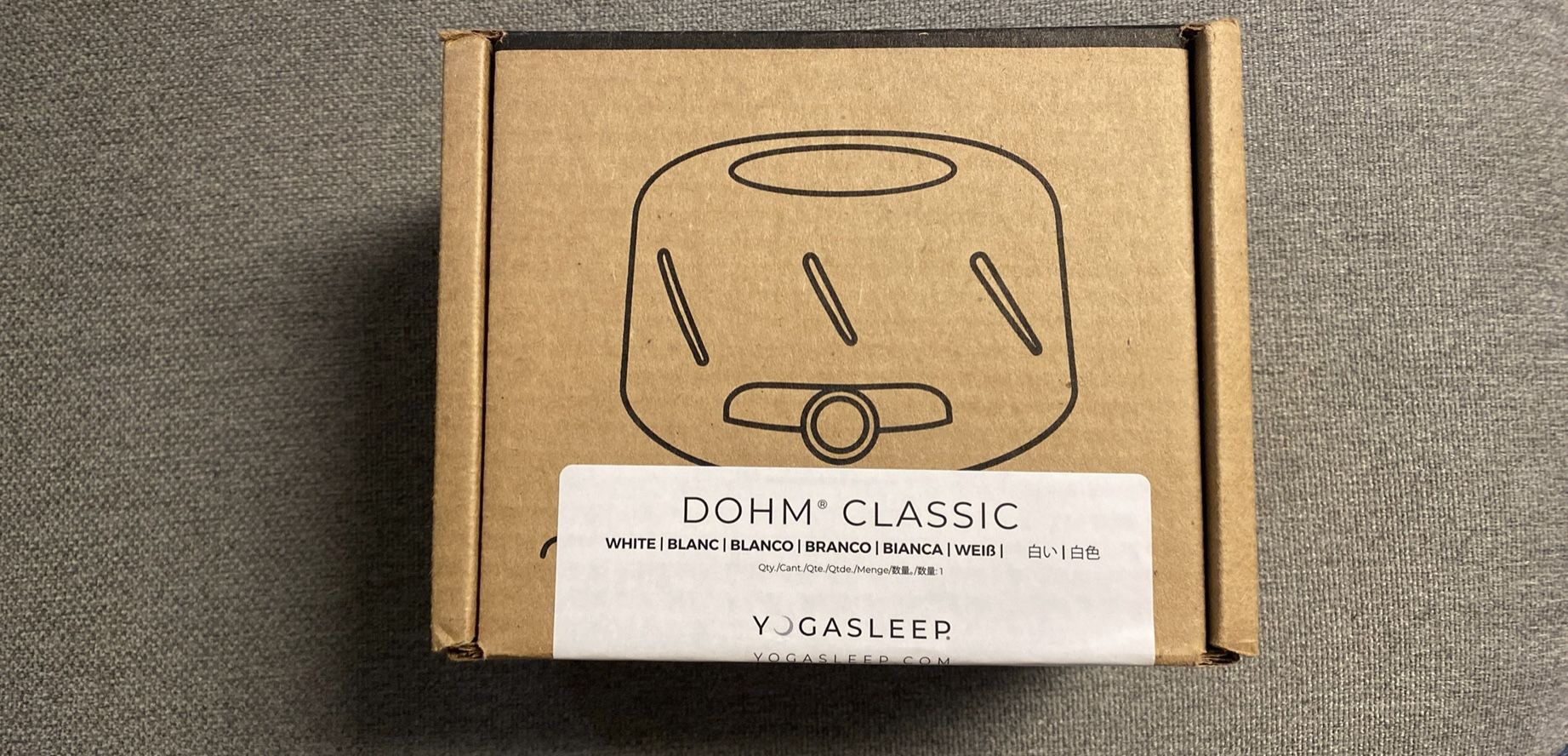 Brand New Unopened Yogasleep Dohm Classic White