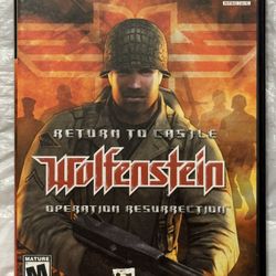 Playstation TWO (PS2) NEW disc: "Wolfenstein"