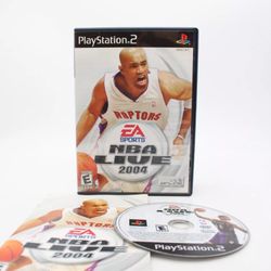 PlayStation 2 PS2 NBA Live 2004 Complete CIB Tested Resurfaced Mint Clean