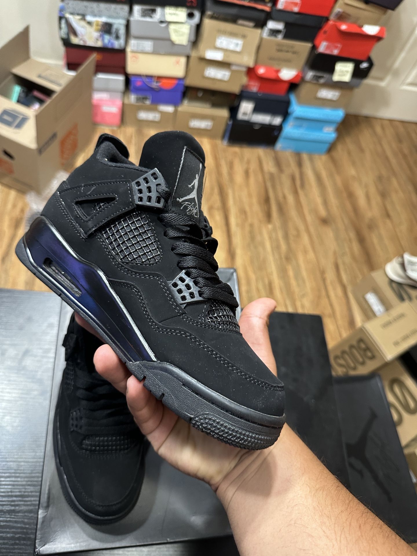 JORDAN RETRO 4 BLACK CATS