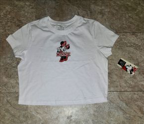 Disney Minnie mouse woman's crop top