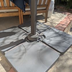 Patio umbrella stand weight