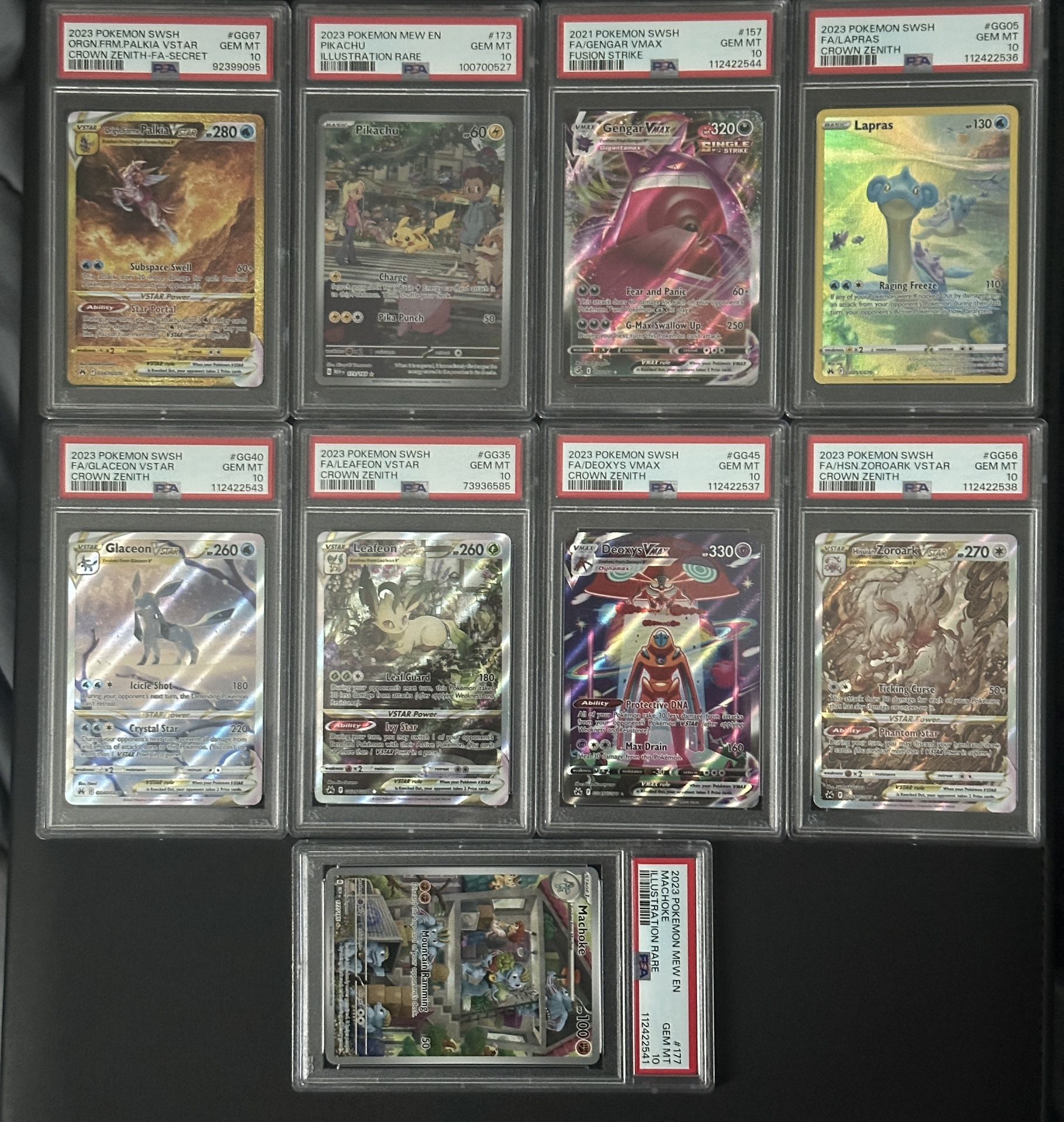 PSA10 Pokemon Cards