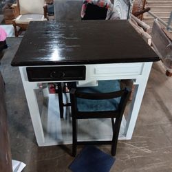 Bar Height Table With  Drawes