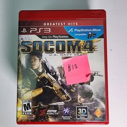 SOCOM 4: U.S. Navy SEALs Greatest Hits – PS3, Like New