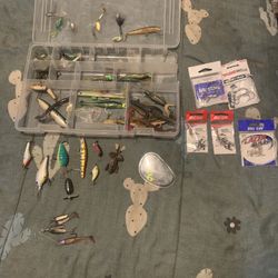 Fishing Lures, Jigs, Hooks Etc 98% Never Used