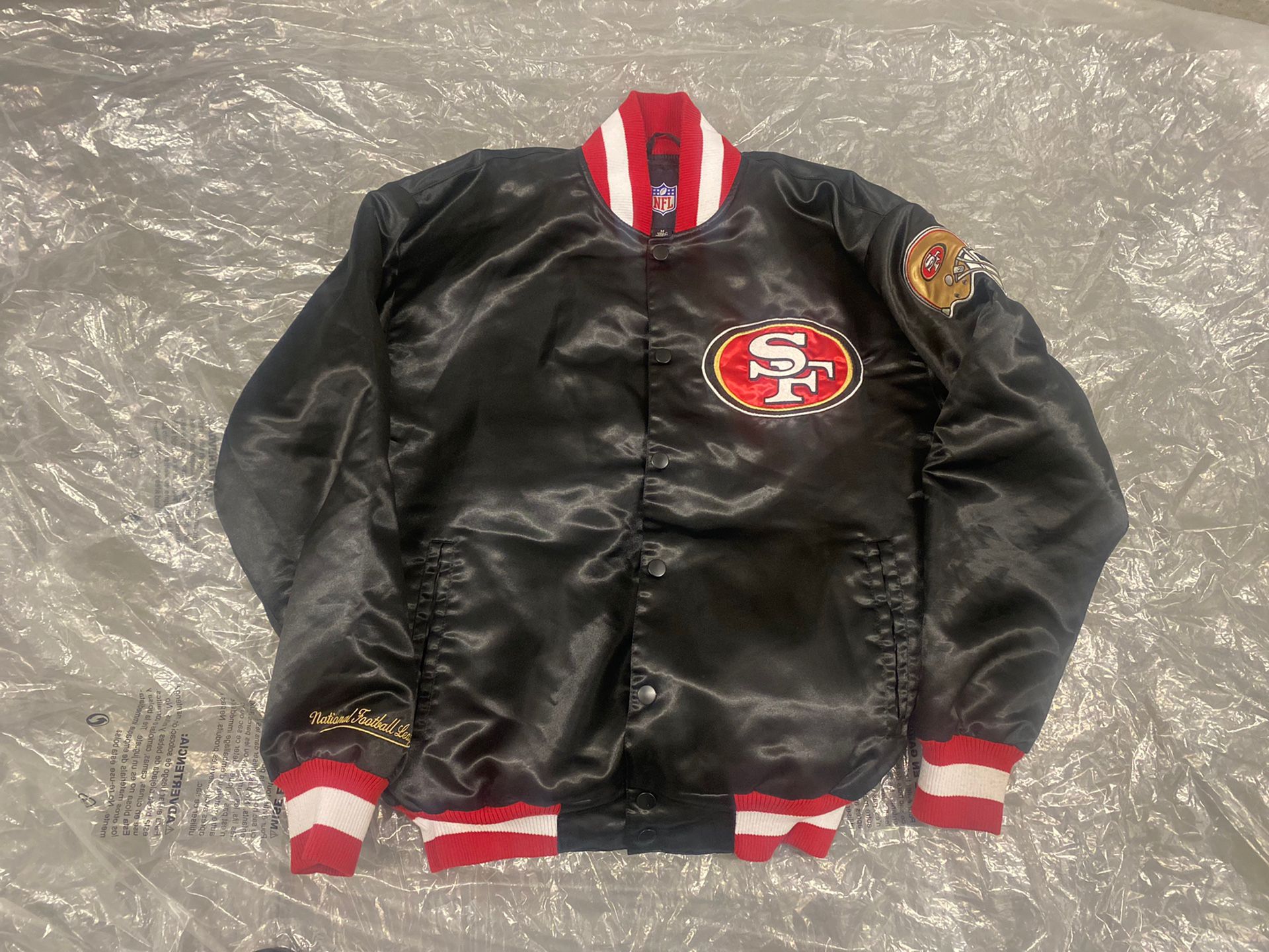 🔥San Francisco 49ers Black NFL Jacket🔥 Size Medium 