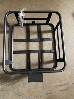 Electric bicycle front basket